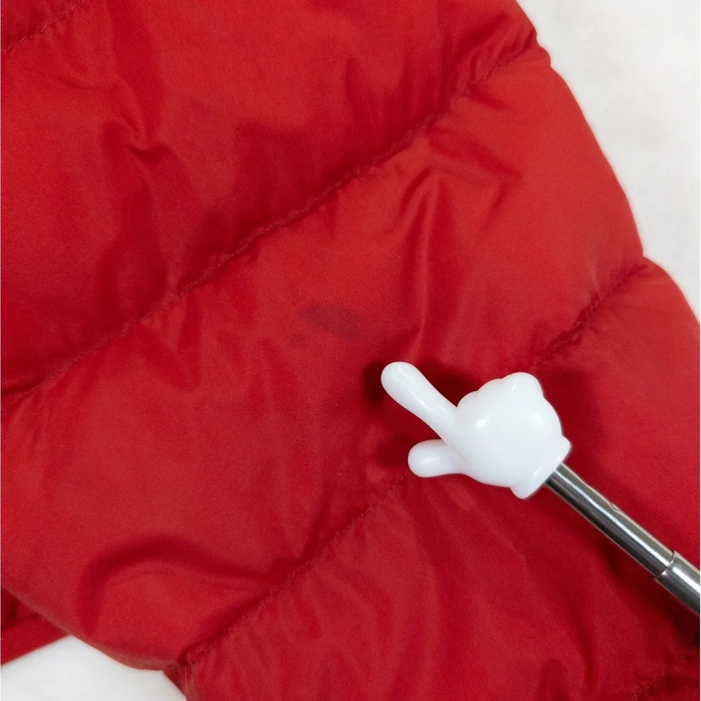 LOT 2 Uniqlo Ultra Light Down Filled Jacket Mens S Red Green Full Zip Puffer
